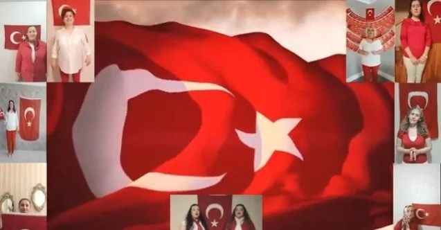 Bursa’da dans topluluğu 19 Mayıs için evde klip çekti