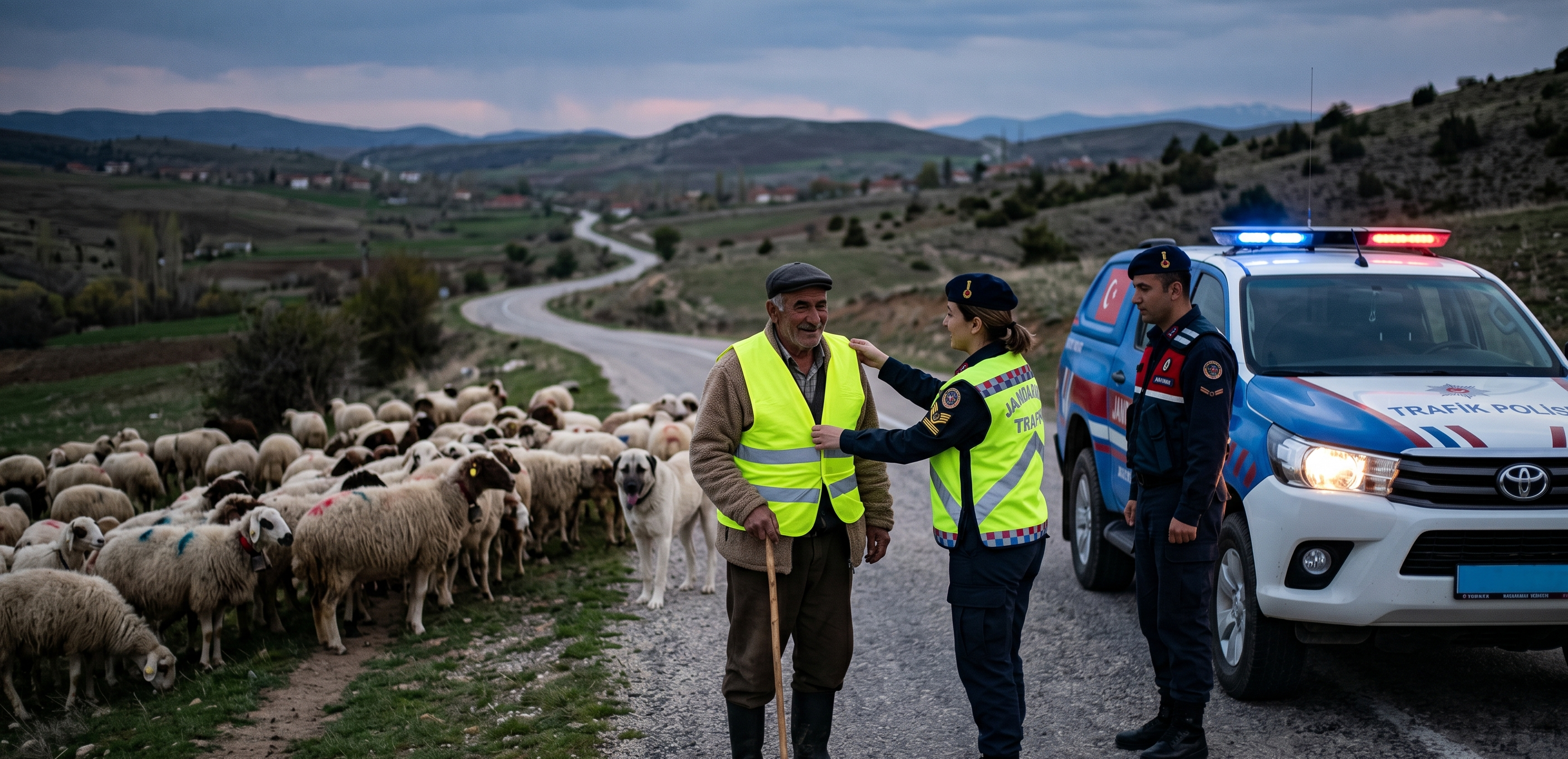 Yozgat Köy Yollarında Gizli Tehlike! Jandarma Uyardı