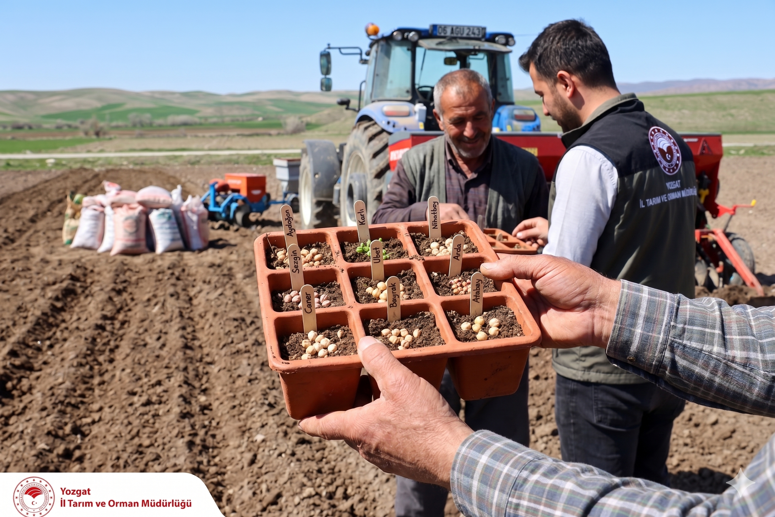 Yozgat’ta Yerli Tohum Hamlesi: Nohut Ekimleriyle Verim Artışı Hedefleniyor