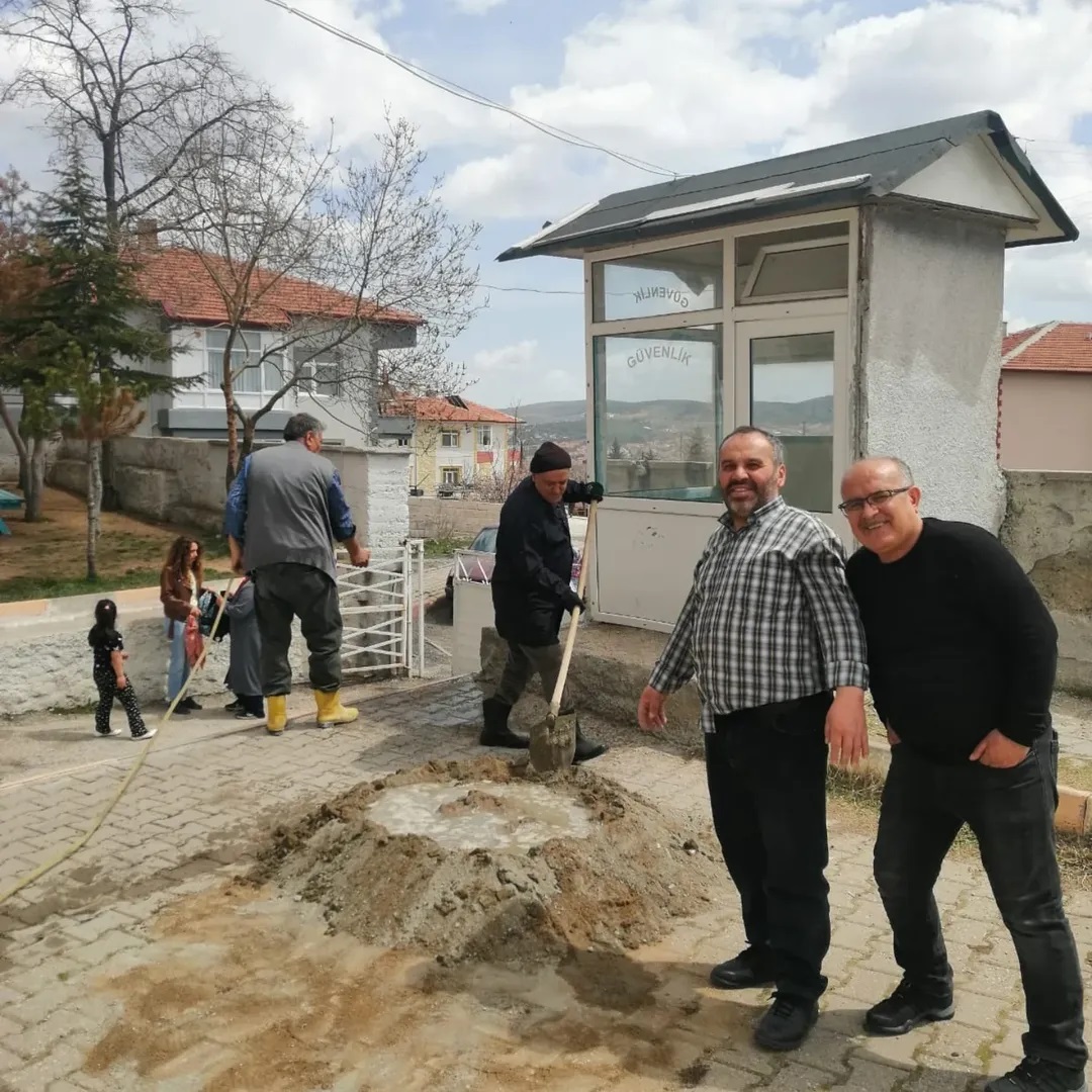 Yozgat Agahefendi İlk ve Ortaokulu’nda Güvenlik Kulübesi Yenilendi