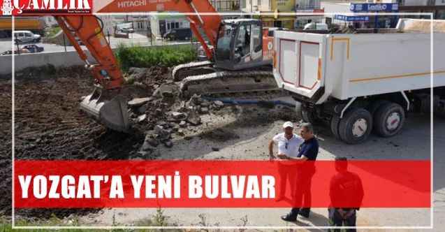 Yozgat Belediyesi yeni bulvar yapıyor