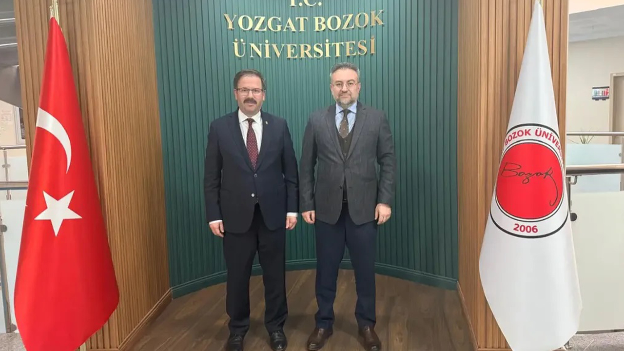 AK Parti Yozgat İl Başkanı Hasan Kandemir’den Bozok Üniversitesi Rektörü Evren Yaşar’a Ziyaret