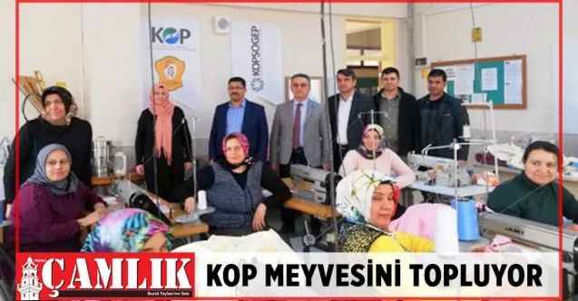 KOP meyvelerini toplamaya başladı