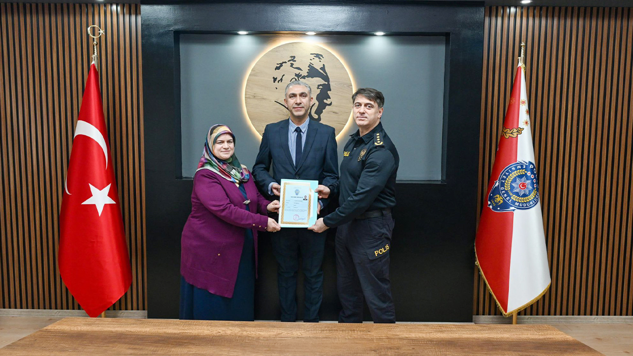 Yozgat Emniyetinde Başarıya ödül!