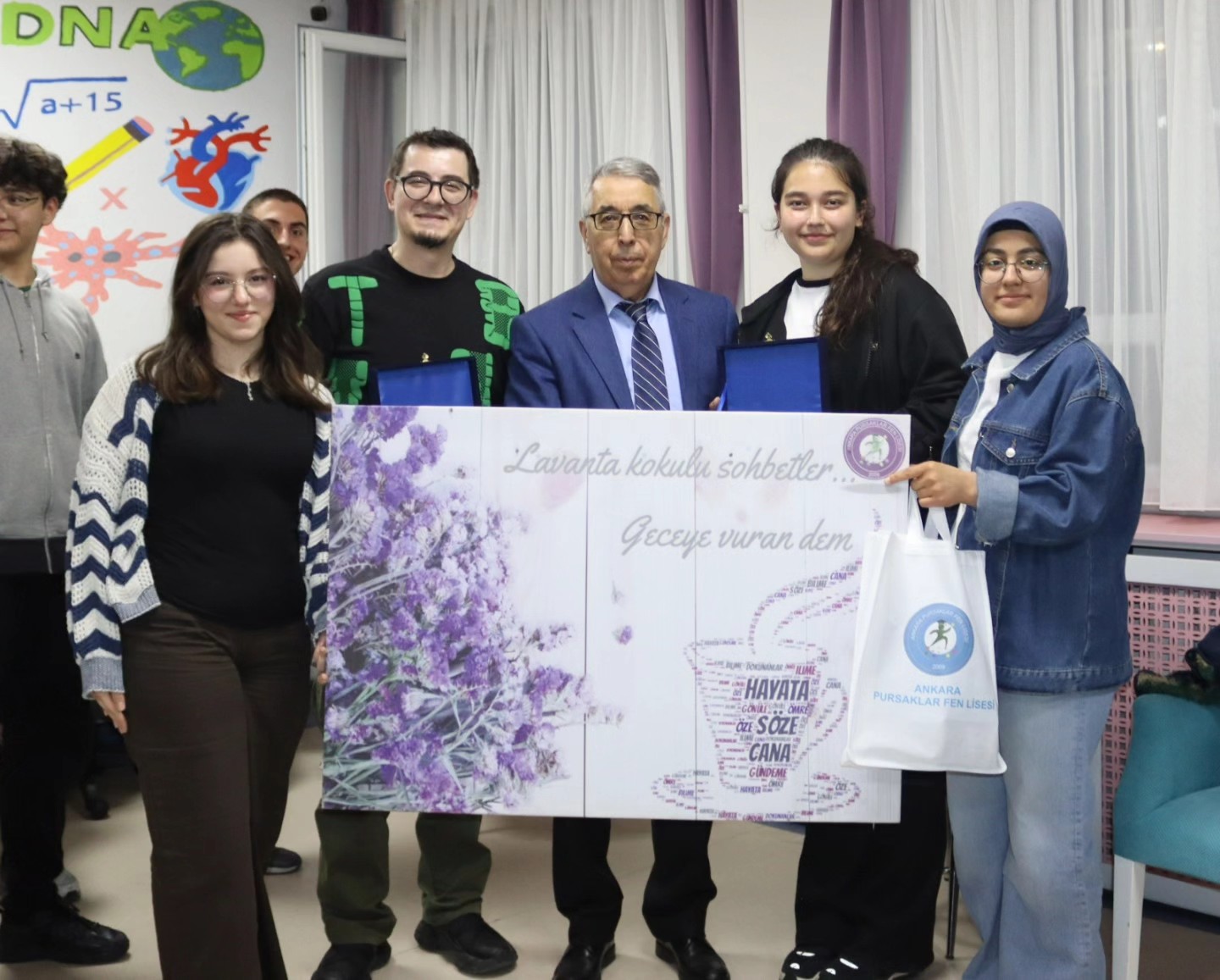 Pursaklar Fen Lisesi’nde Lavanta Kokulu Sohbetler Programı