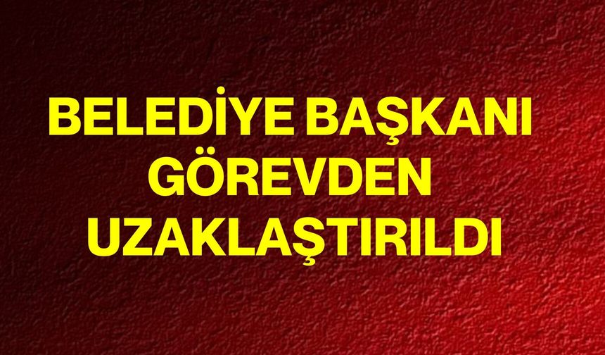 Belediye Başkanı Görevden Uzaklaştırıldı: Kararın Gerekçesi ve Detaylar