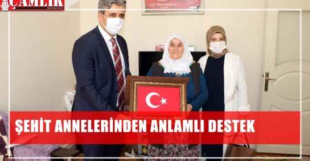 Şehit Annelerinden anlamlı destek