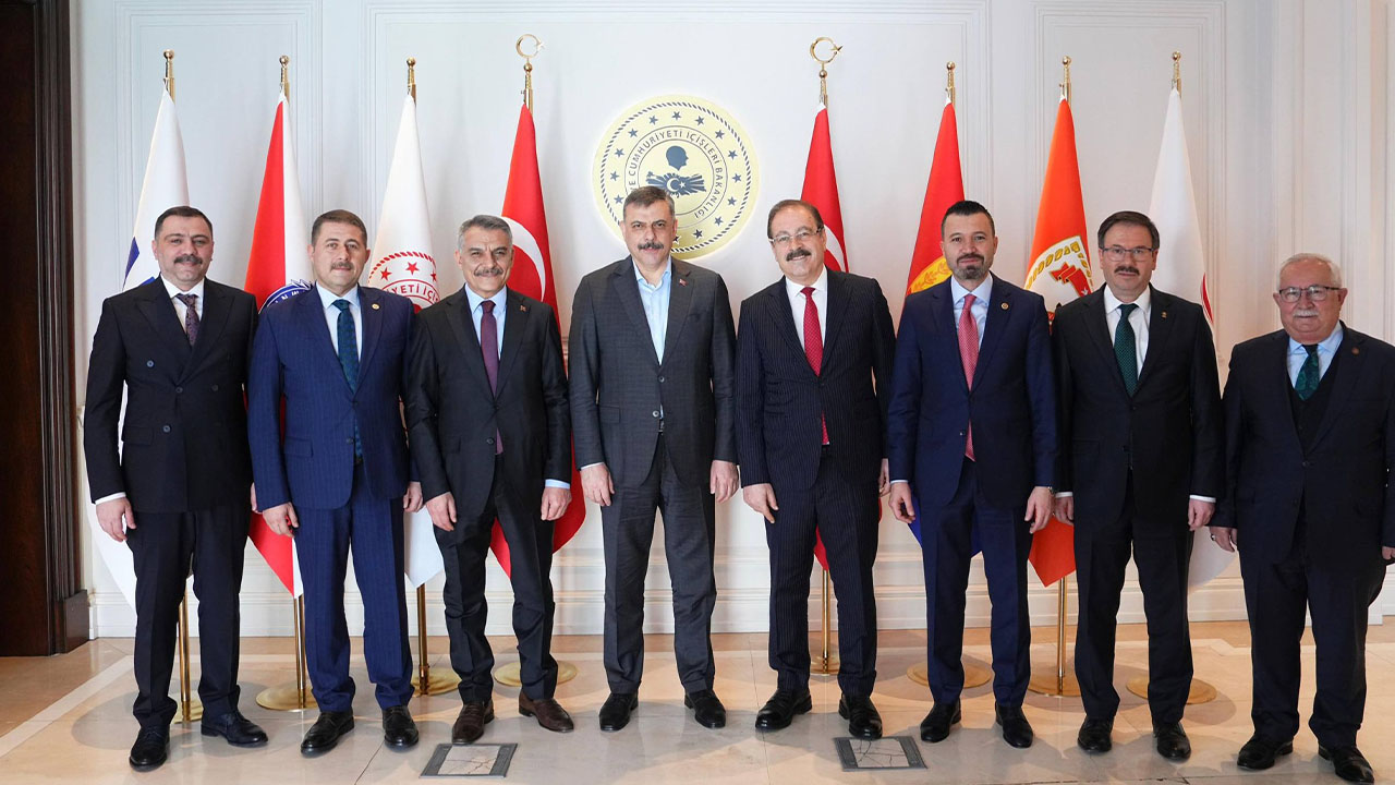 Yozgat Heyetinden İçişleri Bakanı Mustafa Çiftçi’ye Ziyaret