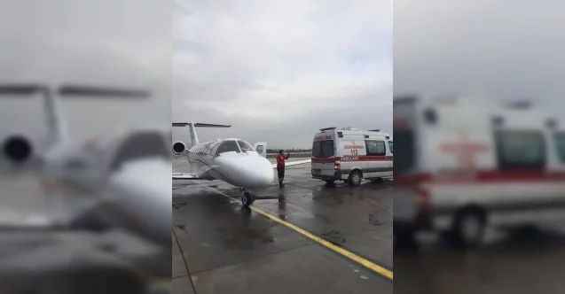 15 aylık bebek uçak ambulansla Erzurum’dan Kayseri’ye getirildi