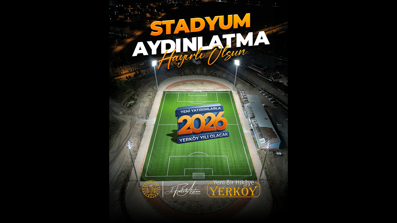 Yerköy İlçe Stadyumu Yenileniyor: Modern Aydınlatma Sistemiyle Gece Maçlarına Hazırlanıyor