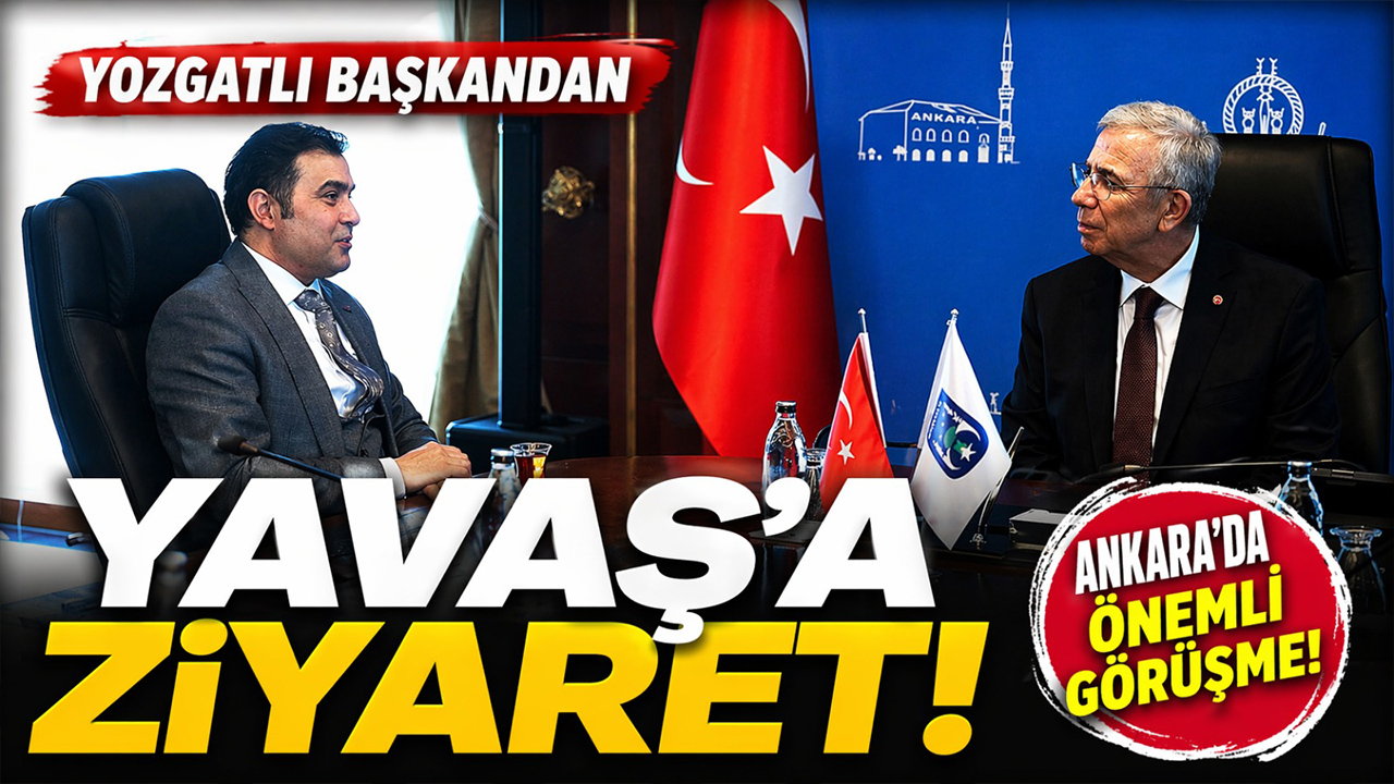 Yozgatlı başkandan Mansur Yavaş’a kritik ziyaret! Ankara için dikkat çeken proje masada