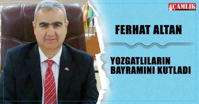 Yozgatlıların bayramını kutladı