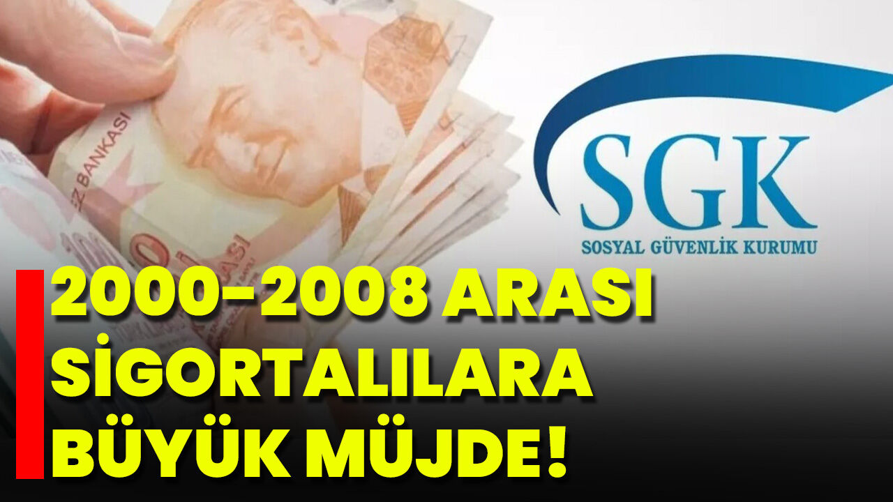 2000-2008 Arası Sigortalılara 4500 Günle Emeklilik Şansı: Şartlar Açıklandı