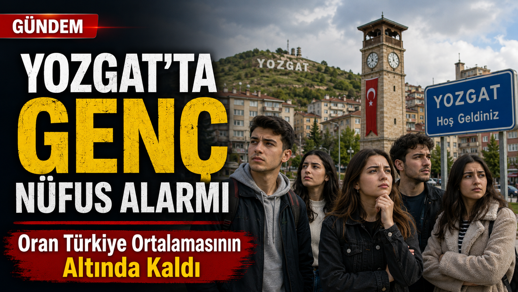 Yozgat’ta Genç Nüfus Alarmı: Oran Türkiye Ortalamasının Altında Kaldı