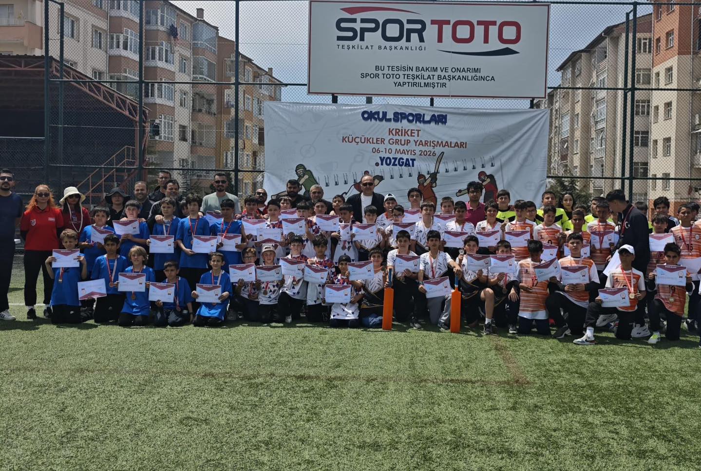 Yozgat’ta Tarihi İlk: Kriket Turnuvası 150 Sporcunun Katılımıyla Gerçekleştirildi