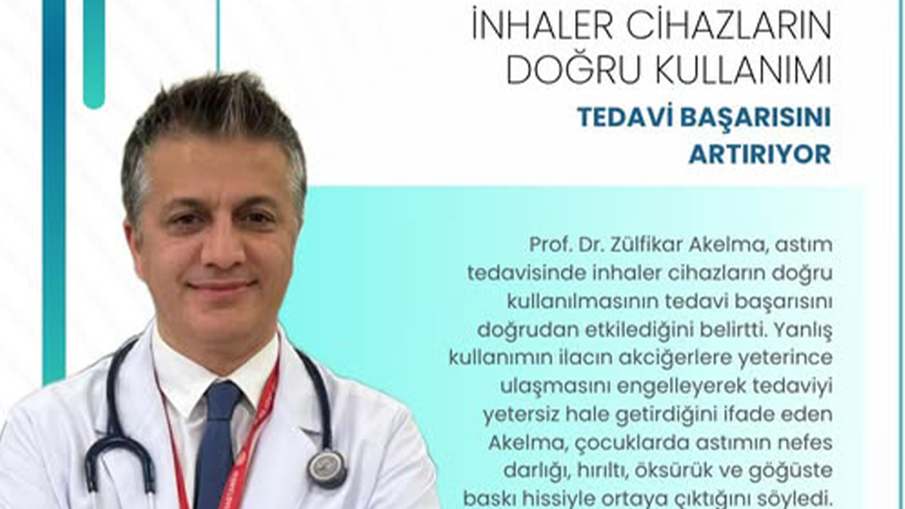 Astımda İnhaler Cihazların Doğru Kullanımı Tedavi Başarısını Artırıyor