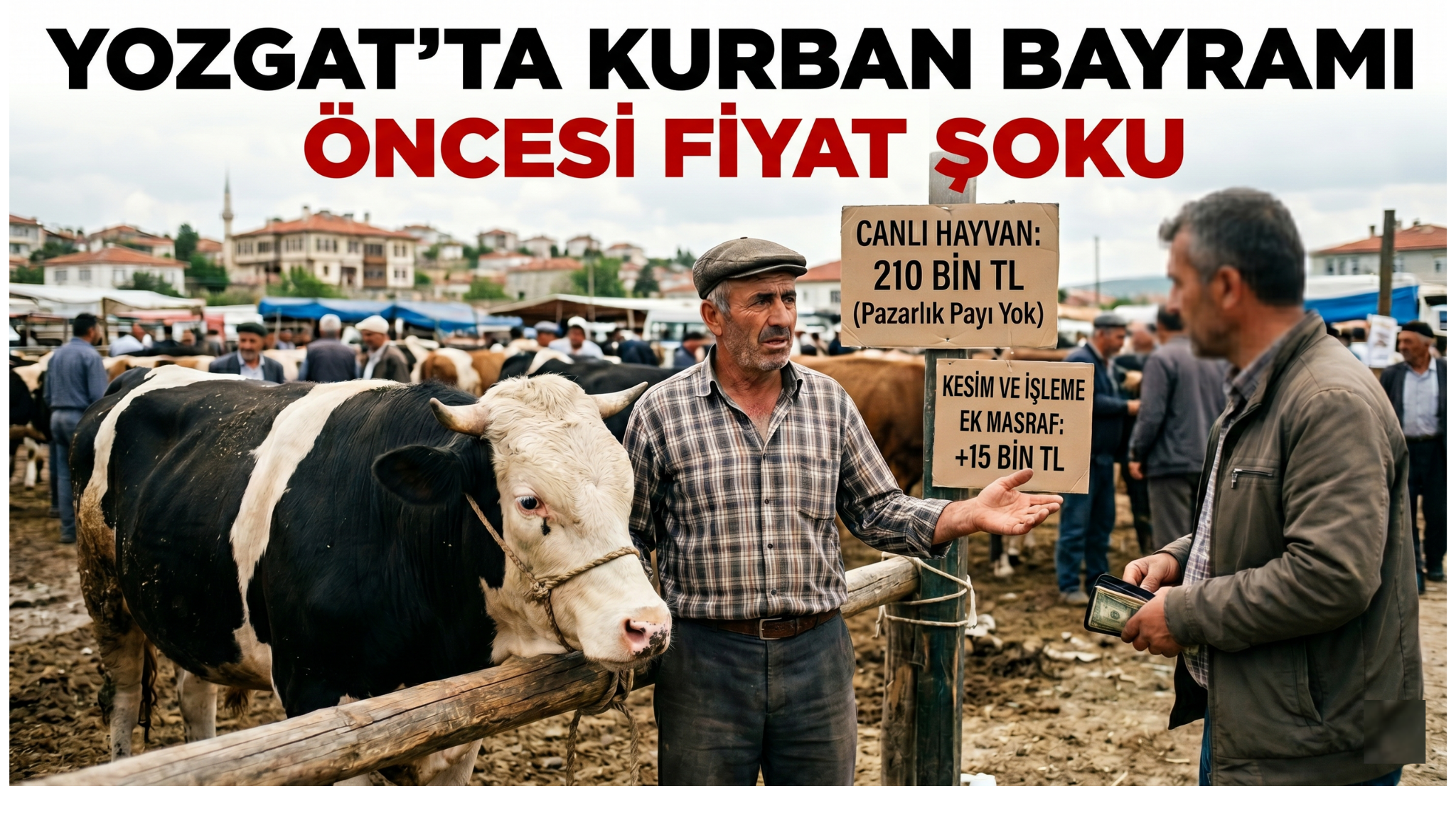 Yozgat’ta Kurban Bayramı Öncesi Fiyat Şoku