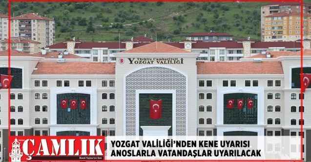 Yozgat Valiliği'nden Kene uyarısı