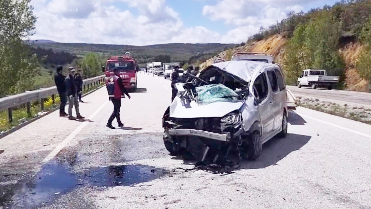 Yozgat'ta bayram yolculuğu kaza ile sonuçlandı!