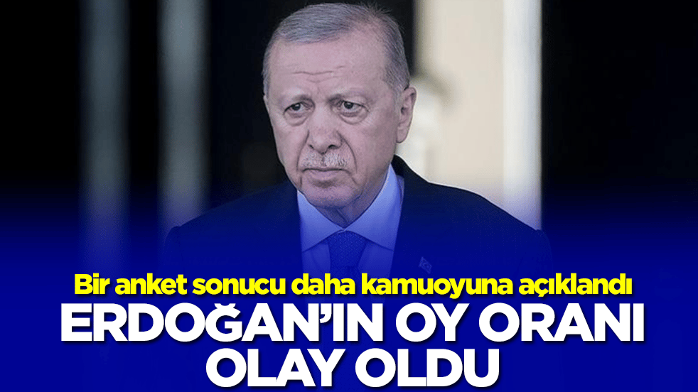 Anket Sonuçları Gündem Oldu: Erdoğan’ın Oy Oranı Dikkat Çekti