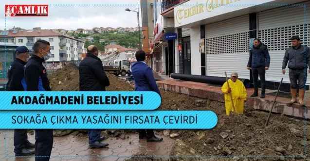 Akdağmadeni Belediyesi Sokağa çıkma yasağını fırsata çevirdi