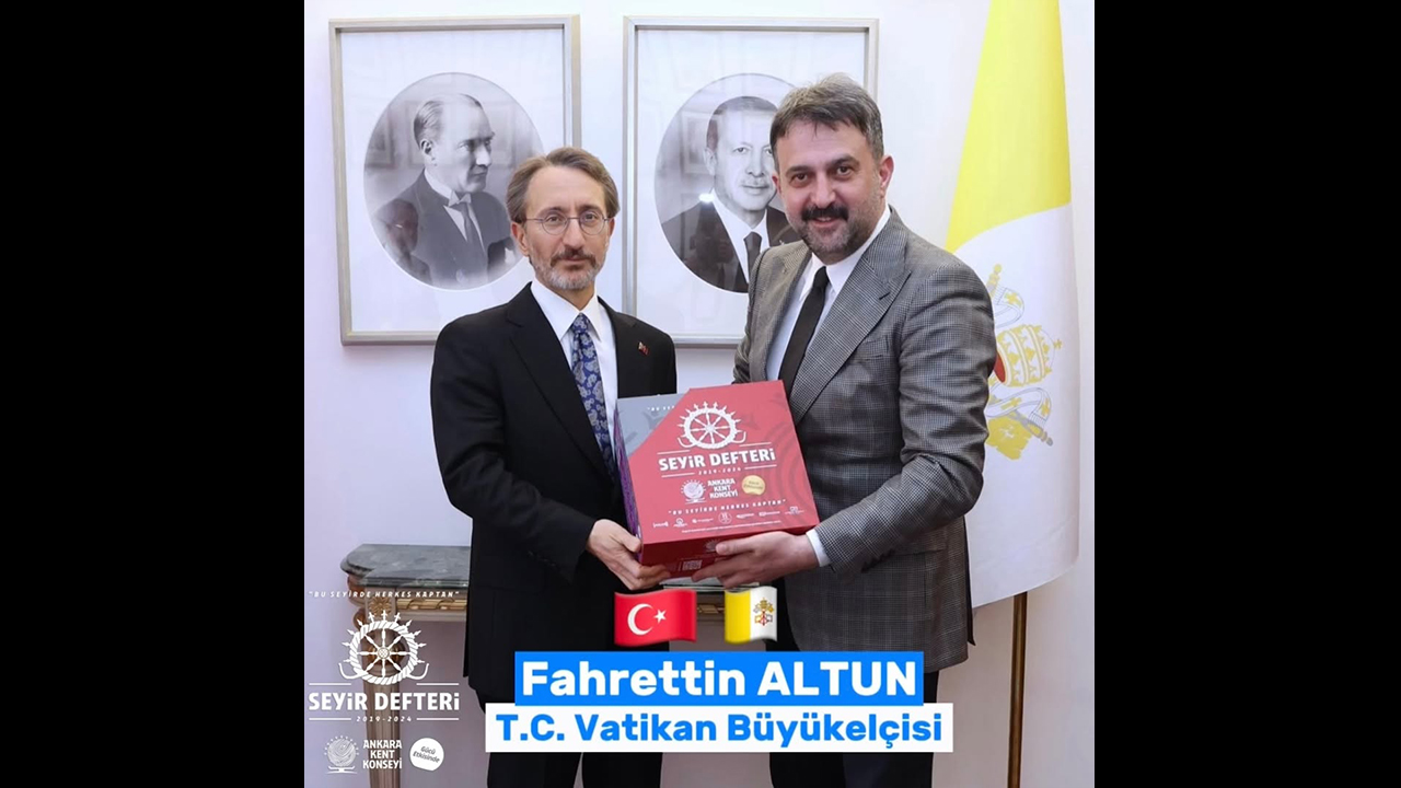 Ankara Kent Konseyi'nden Büyükelçi Fahrettin Altun’a Hayırlı Olsun Ziyareti