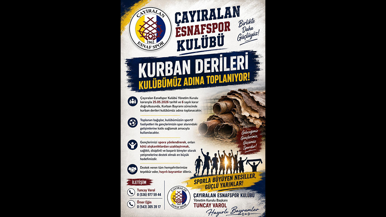 Yozgat’ta deriler futbol kulübüne gidecek