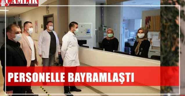 Yozgat Şehir Hastanesi, personelle bayramlaştı