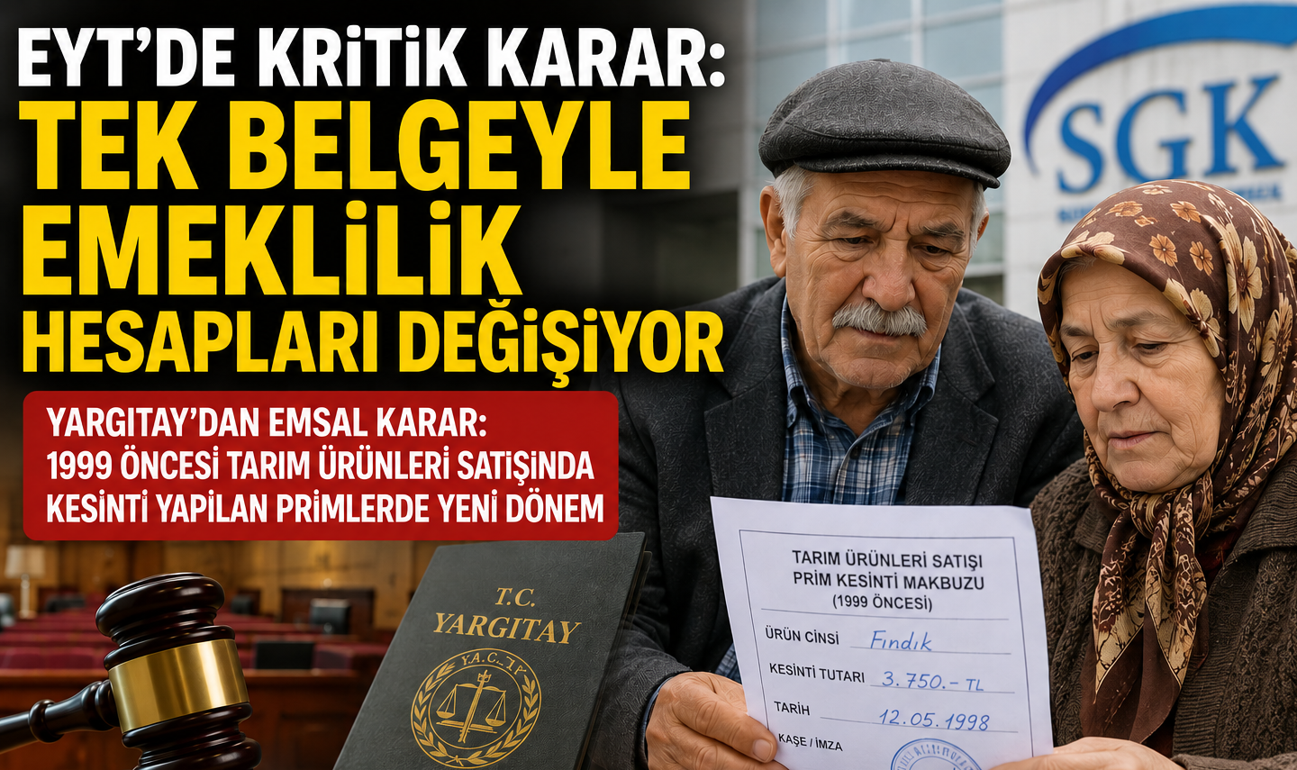 EYT’de Kritik Karar: Tek Belgeyle Emeklilik Hesapları Değişiyor