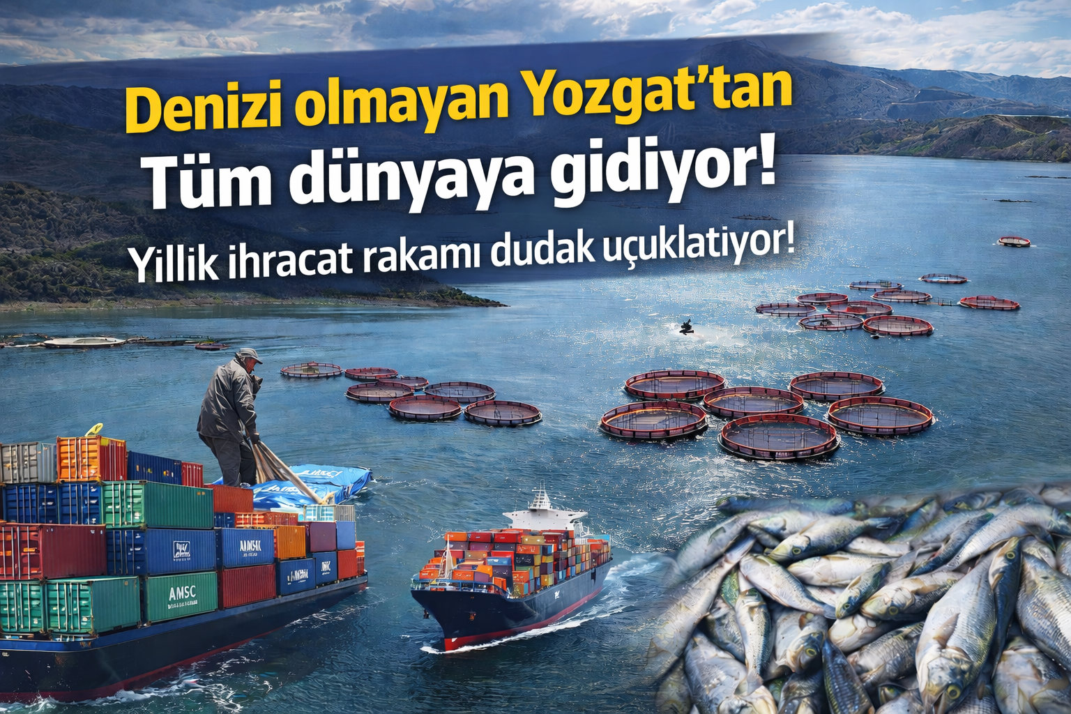 Denizi olmayan Yozgat’tan tüm dünyaya gidiyor! Yıllık ihracat rakamı dudak uçuklatıyor!