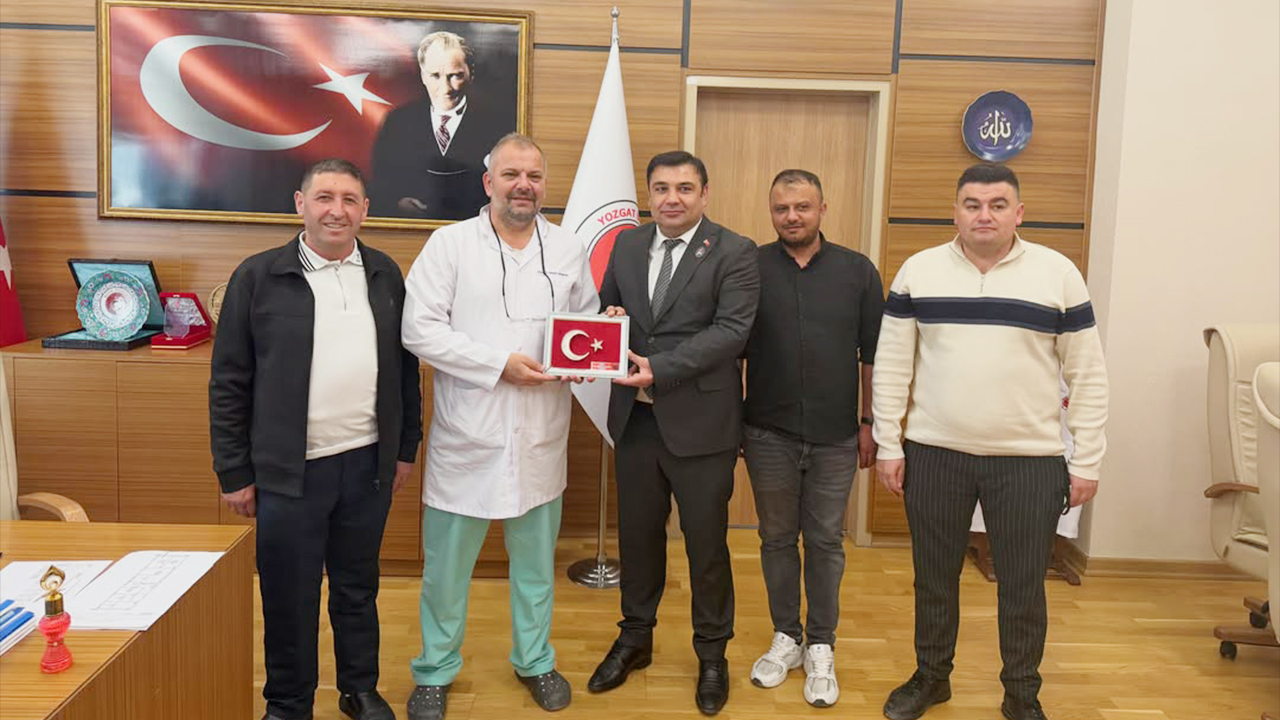 Yozgat Şehit Aileleri ve Gaziler Derneği’nden Bozok Üniversitesi Hastanesi Başhekimine Ziyaret