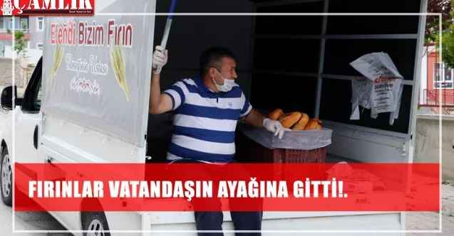 Fırıncılar'dan seyyar ekmek hizmeti
