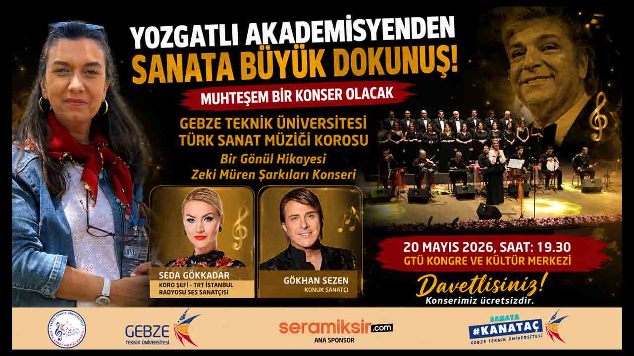 Yozgatlı Akademisyenden Sanata Büyük Dokunuş: Gebze’de Zeki Müren Şarkıları Gecesi