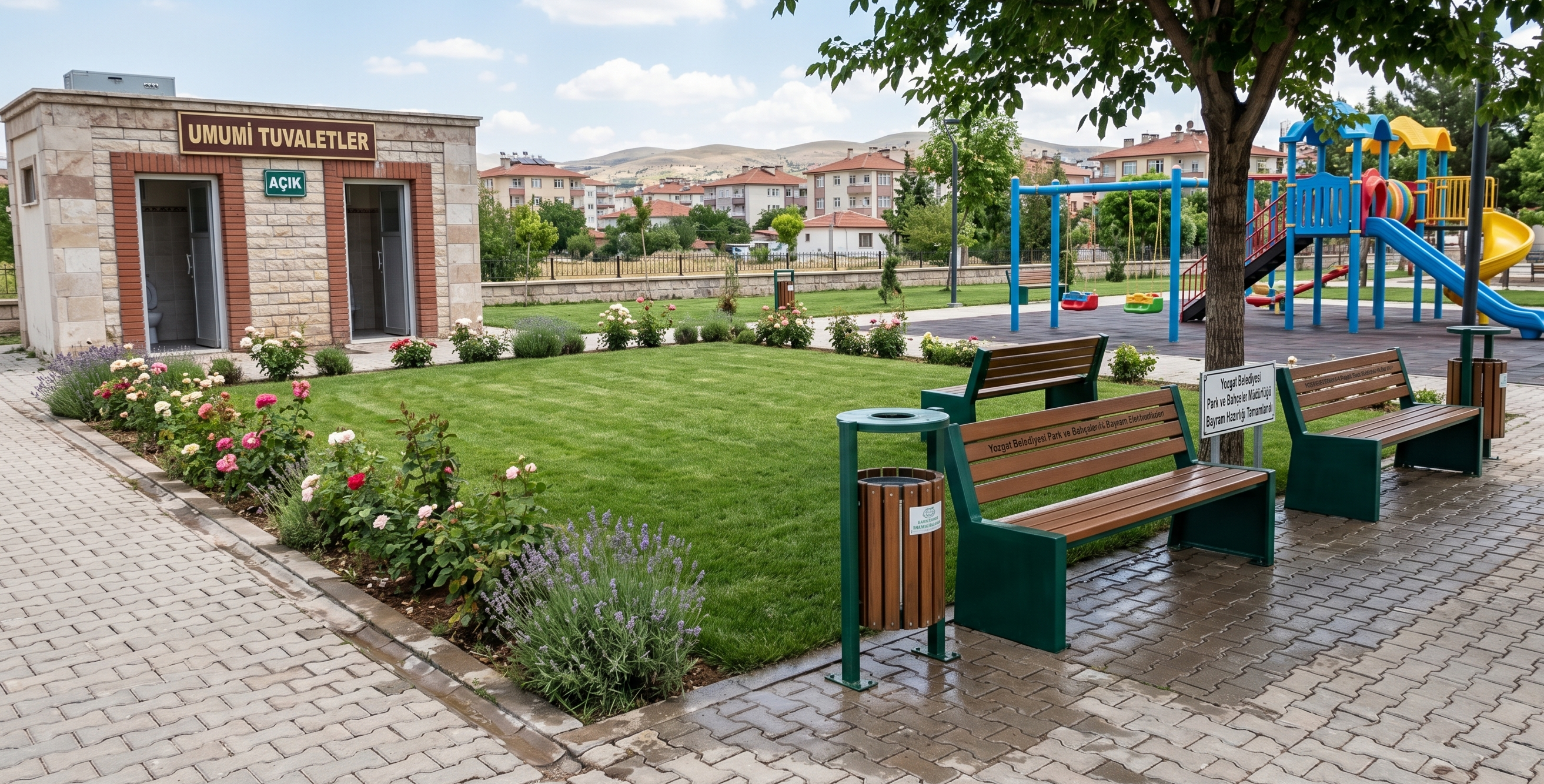 Yozgat Bayrama Hazır! Parklar ve Ortak Alanlar Yenilendi
