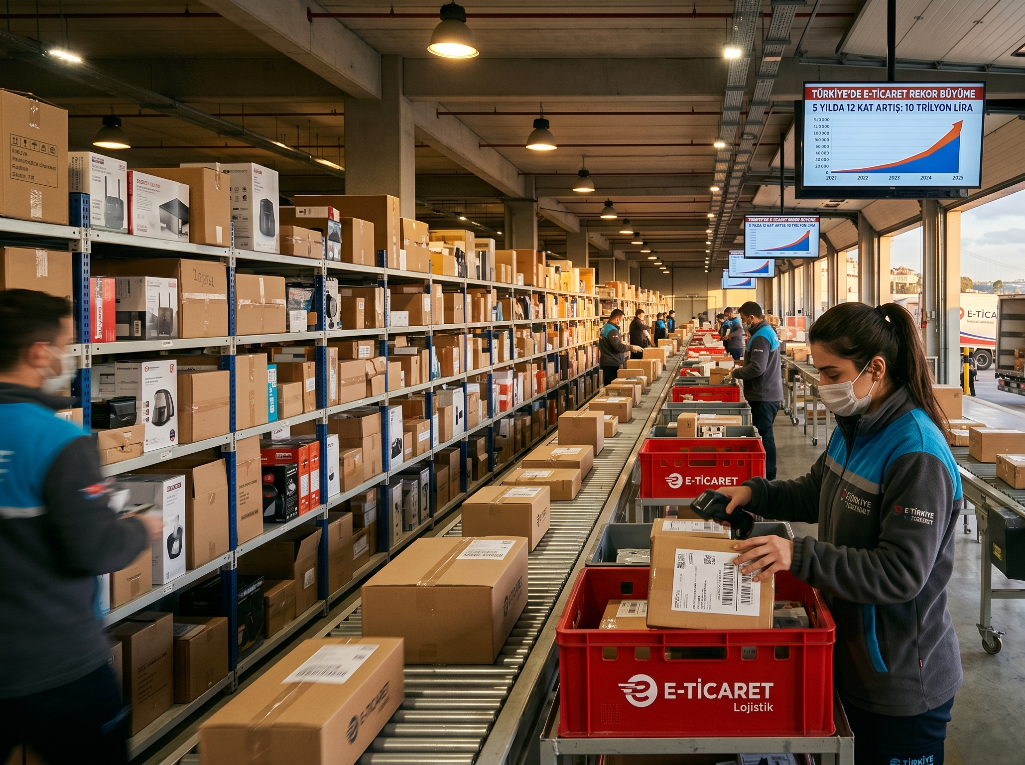 Türkiye’de E-Ticaret 12 Kat Büyüdü