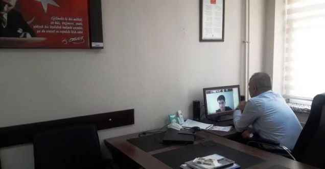 Yozgat, öğrencilerle online olarak buluştu