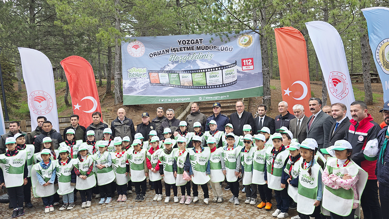 Yozgat Çamlık Milli Parkı’nda “Orman Benim” Etkinliği: Öğrenciler ve Protokol Doğa İçin El Ele Verdi