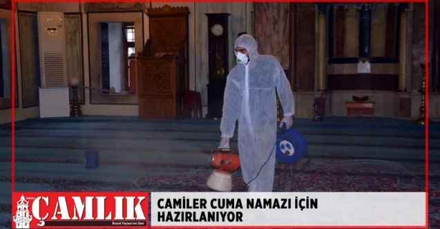 Yozgat'ta Camiler Cuma Namazı için hazırlanıyor
