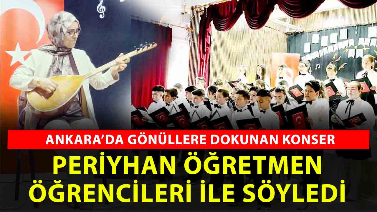 Keçiören’de Türkü Dolu Gün: Ankara’da öğretmenin öğrencileri ile konseri gönüllere dokundu
