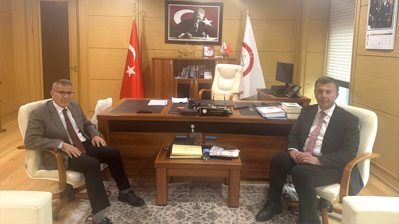 Kadışehri Belediye Başkanı Karadavut YSK Başkan Vekili Ekrem Özübek’e Ziyaret