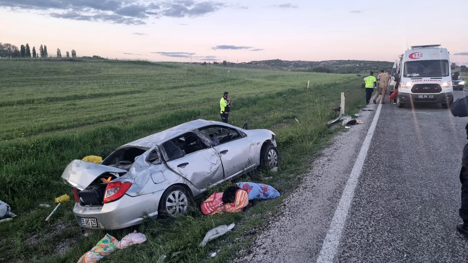 Yozgat’ta Feci Kaza: Takla Atan Otomobilde 1 Kişi Hayatını Kaybetti