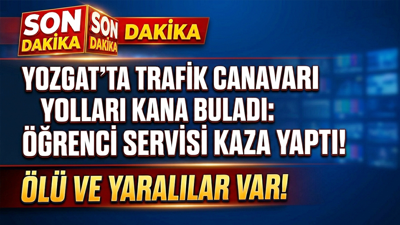 Yozgat Feci Kaza: Öğrenci Servisi kaza yaptı ölü ve yaralılar var!