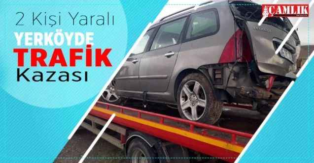 Yerköy'de trafik kazası 2 yaralı