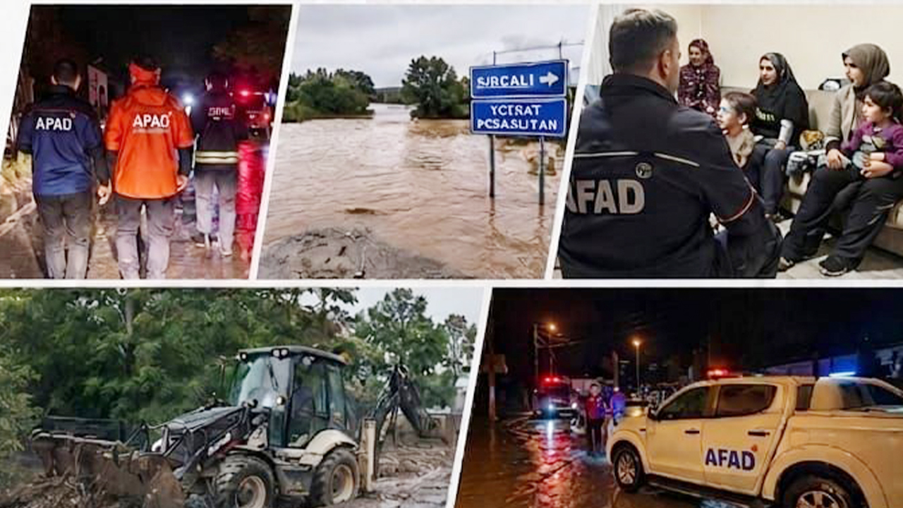 Yozgat’ta Kuvvetli Yağış Sonrası Sel ve Su Baskını