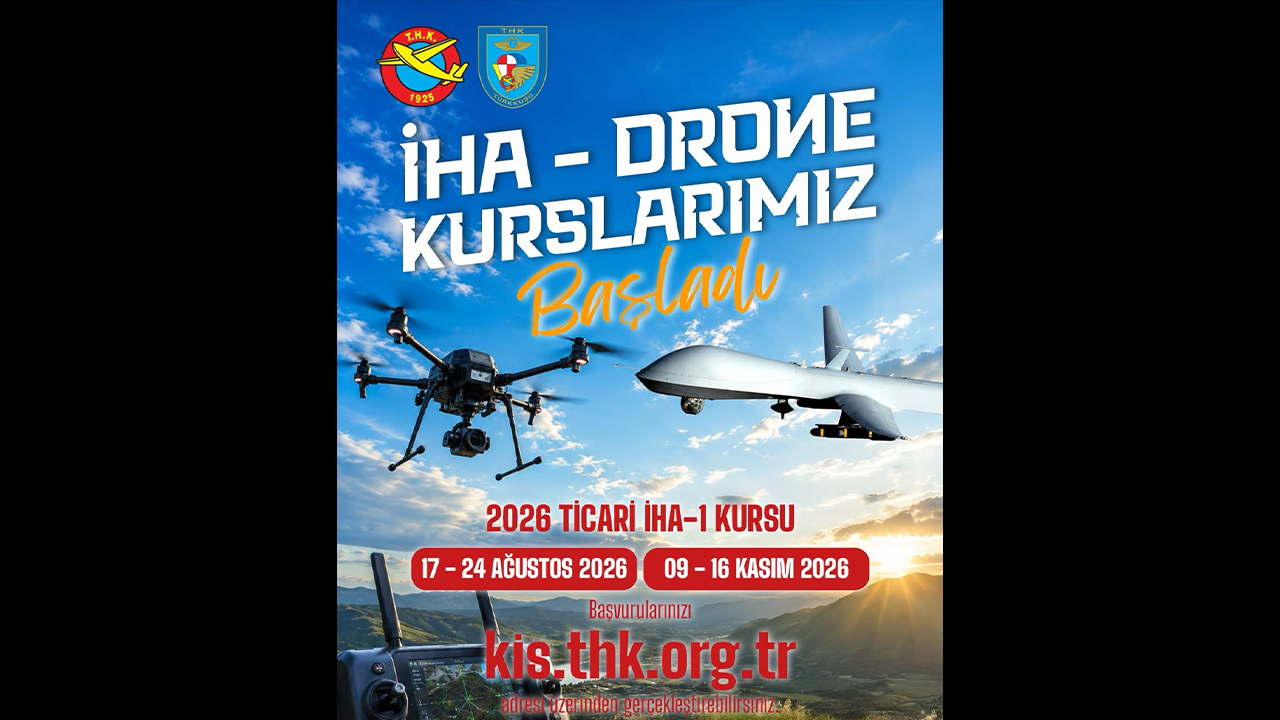 Türk Hava Kurumu Drone Pilotluğu Eğitimi Başlıyor