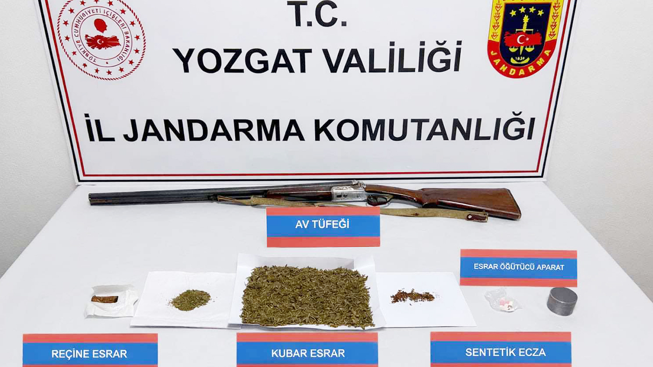 Yozgat’ta Jandarma’dan Uyuşturucu Operasyonu: Ne ararsanız var!
