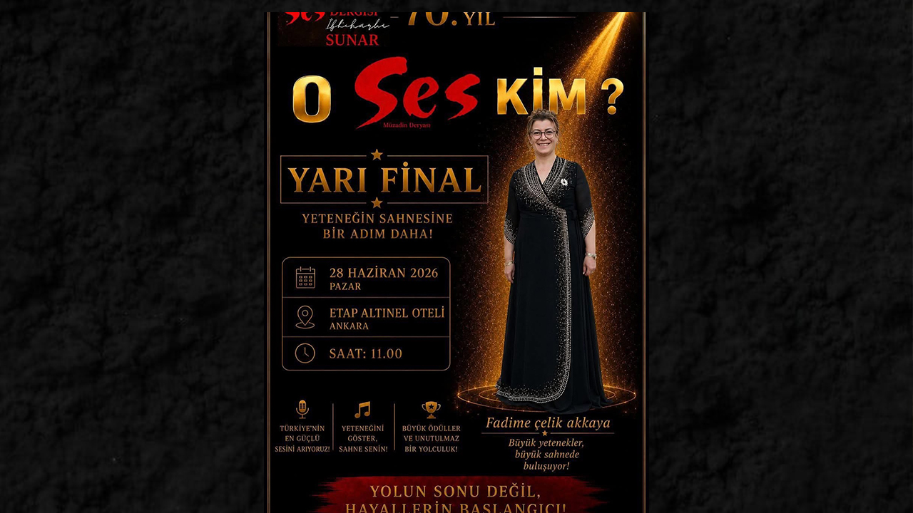 Doğankent’in Gururu Fadime Çelik Akkaya "O Ses Kim?" Yarışmasında Yarı Finalde!