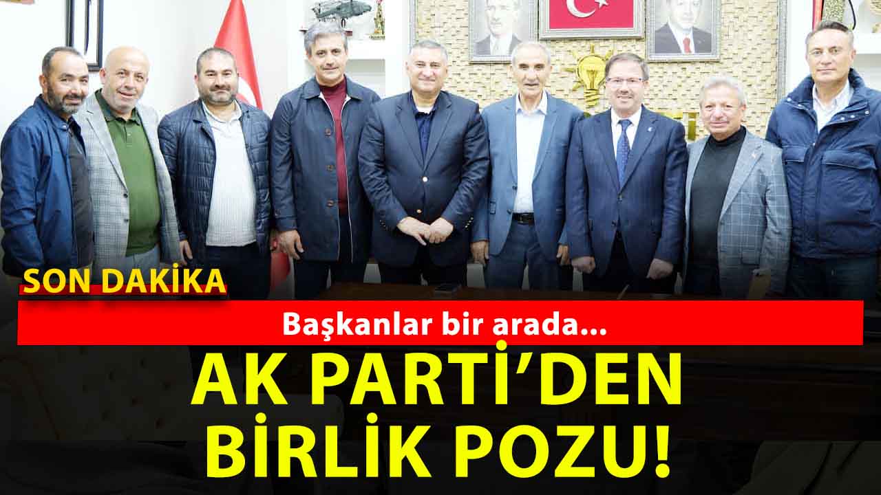 AK Parti Yozgat'ta başkanlarla birlik pozu verdi!
