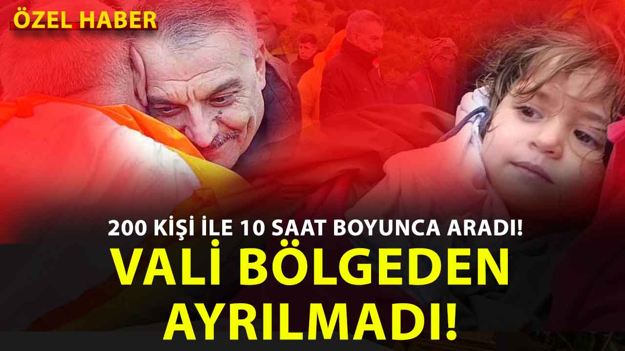 Yozgat Son Dakika! Yozgat’ta 200 Kişi Minik Aybüke İçin Seferber Oldu! Vali Özkan 10 Saat Sahadan Ayrılmadı