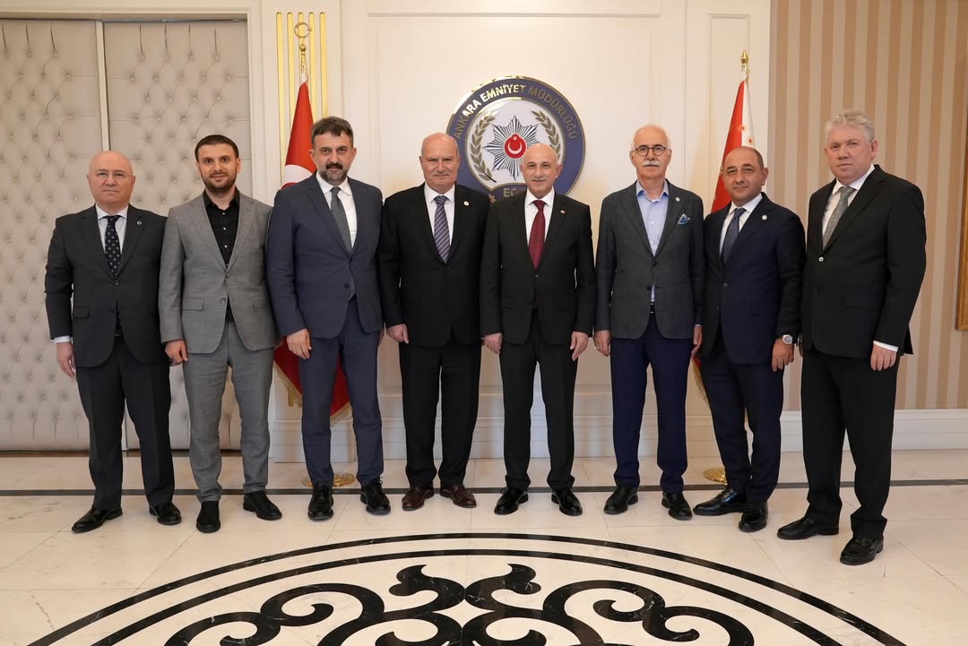 ATO Başkanı Gürsel Baran’dan Emniyet Müdürü Maksut Yüksek’e Hayırlı Olsun Ziyareti